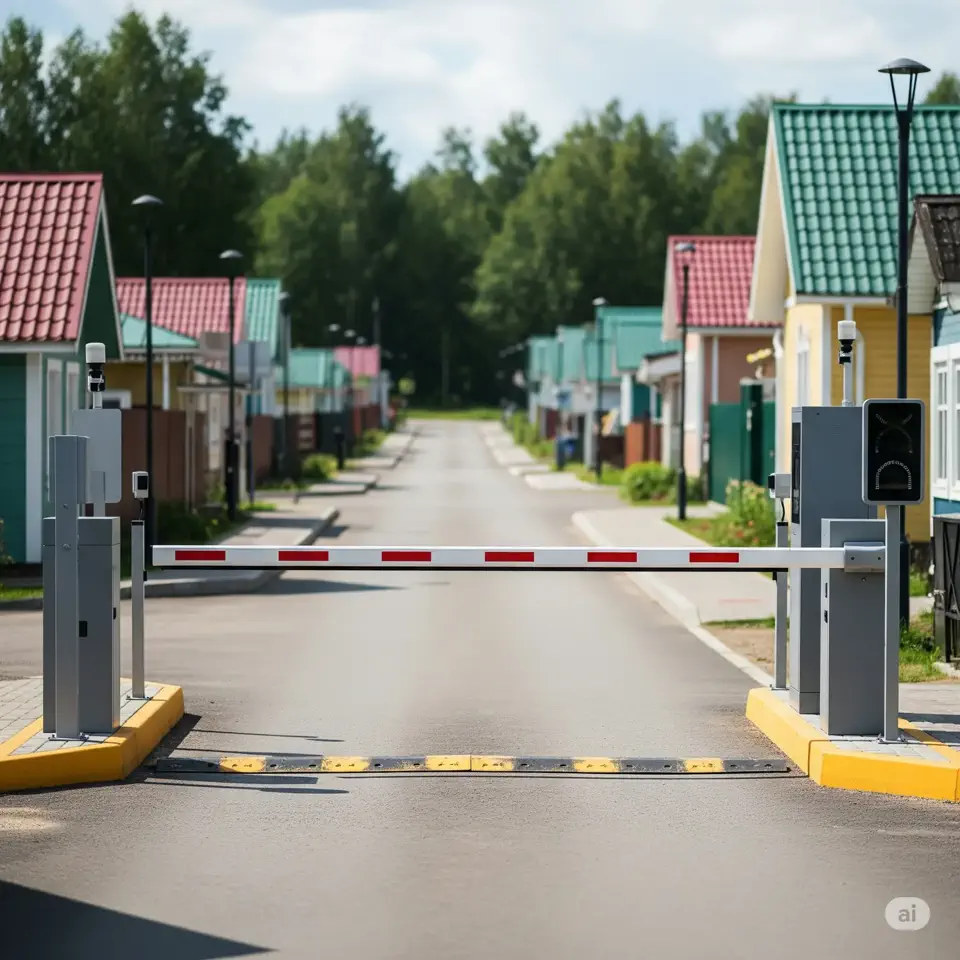 Автоматический въезд в коттеджный поселок